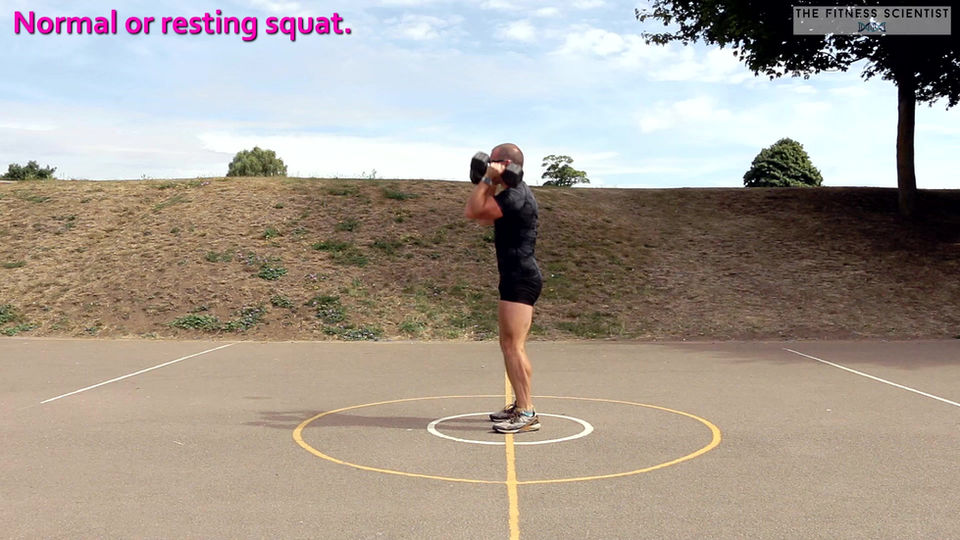 Weighted jumping squats